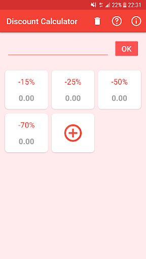 Screenshot Discount Calculator