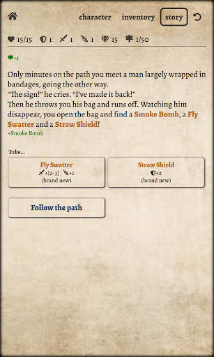 Path of Adventure - Text-based roguelike  screenshots 2