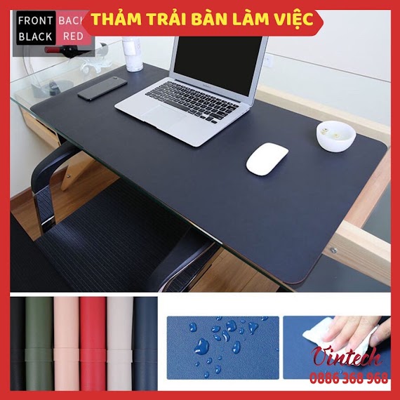 Thảm Da Trải Bàn Làm Việc Deskpad Size Lớn 120X60, 120X50, 100X50, 80X40. Miếng Lót Chuột Cỡ Lớn Da Pu Chống Nước