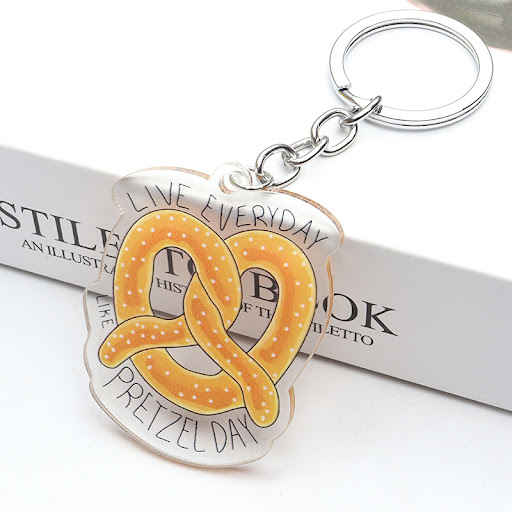 Title 12, Funny Art Acrylic Key Chain Pendant, a great wa...