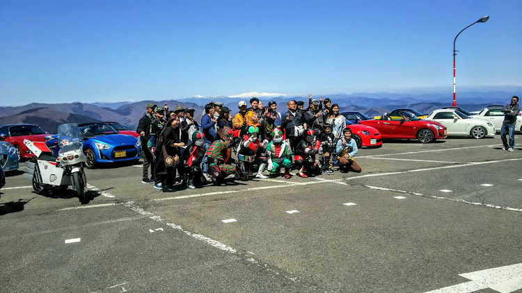 スカイラインの伊吹山ドライブウェイ‼・伊吹山山頂にまで登りました(笑)・滋賀県の仮面ライダー!・コペン軍団に驚き‼・伊吹山投稿は続きます‼に関するカスタム事例の投稿画像4枚目