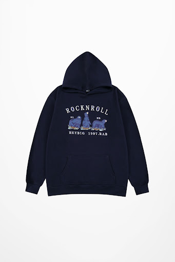 Title 5, Loose Plush American Retro Hoodie