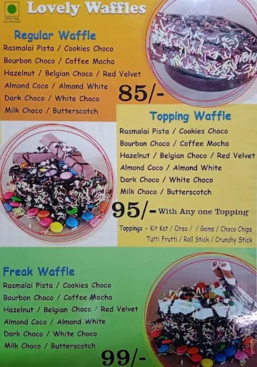 Cafe Creamy Cool menu 