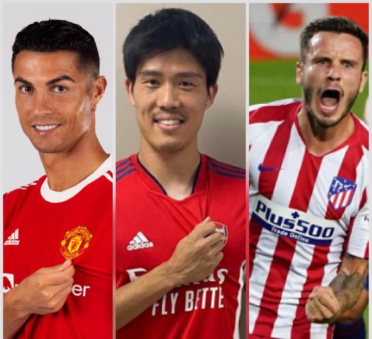 Christiano Ronaldo, Takehiro Tomoyasu na Saul Niguez