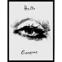 Poster 30x40 B&W Hello Gorgeous