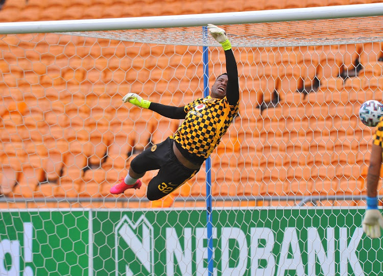 Itumeleng Khune of Kaizer Chiefs during the Nedbank Cup Last 32 match between Kaizer Chiefs and Royal Eagles on 08 February 2020 at FNB Stadium ,Soweto.