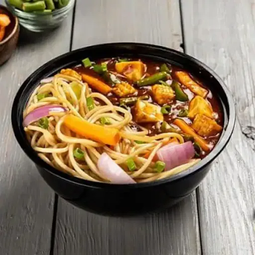 Kung Pao Paneer Chilli Garlic Noodles Bowl