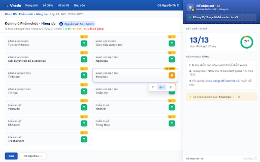Sổ nhận xét - AI screenshot 4