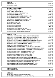 Foodies Hut menu 2