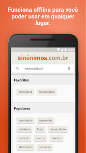 Dicionário Sinônimos Offline - náhled