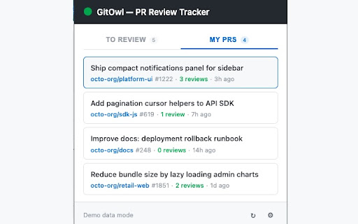GitOwl screenshot 2
