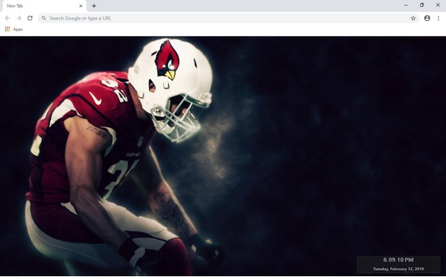 Arizona Cardinals New Tab Theme