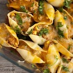 Taco Stuffed Shells was pinched from <a href="http://www.bunsinmyoven.com/2012/04/05/taco-stuffed-shells/" target="_blank">www.bunsinmyoven.com.</a>