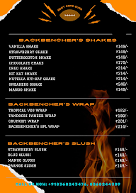 Backbencher's Cafe menu 7