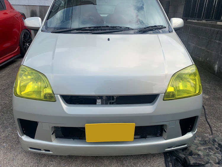 ミラのl250・DIY・ハチマキ・タイヤレター・イエローフィルムに関するカスタム事例の投稿画像5枚目