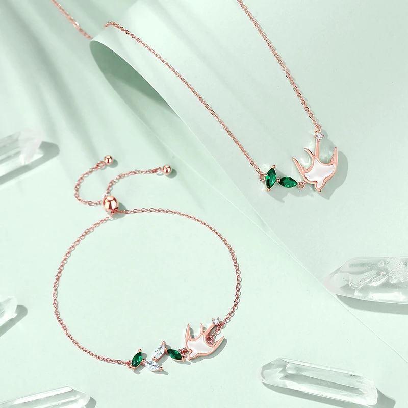 Bracelet en or rose en argent sterling S925. Élégant bracelet en argent sterling pour femme, cadeau parfait pour les occasions spéciales, plein de style.
