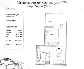 appartement à Agde (34)