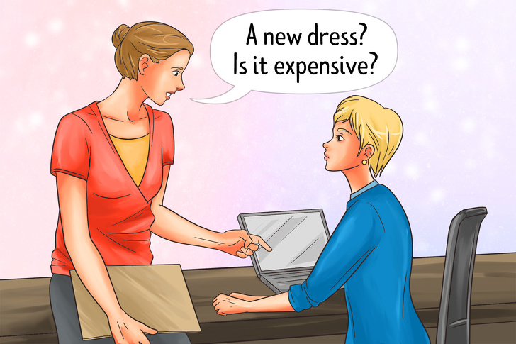 “Váy mới à? Có đắt không?”