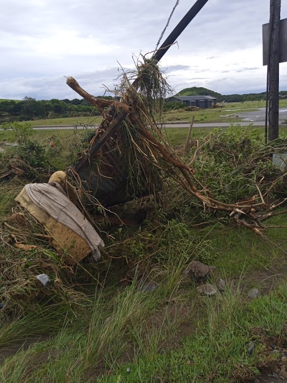 Floods have ravaged Coffee Bay in the Eastern Cape sweeping away bridges and schools.