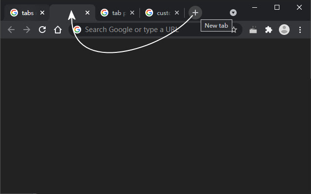 newTabPosition chrome extension