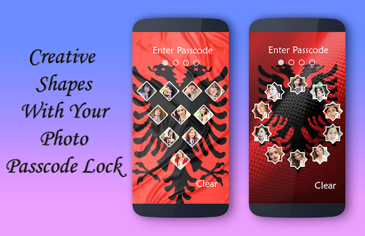 Albania Flag Lock Screen