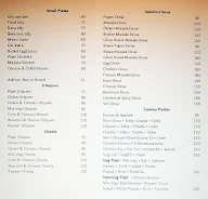 Southern Stories menu 2