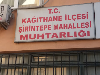 T.C. KAĞITHANE İLÇEŞİ ŞİRİNTEPE MAHALLESİ MUHTARLIĞI