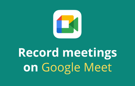 Record Google Meet small promo image