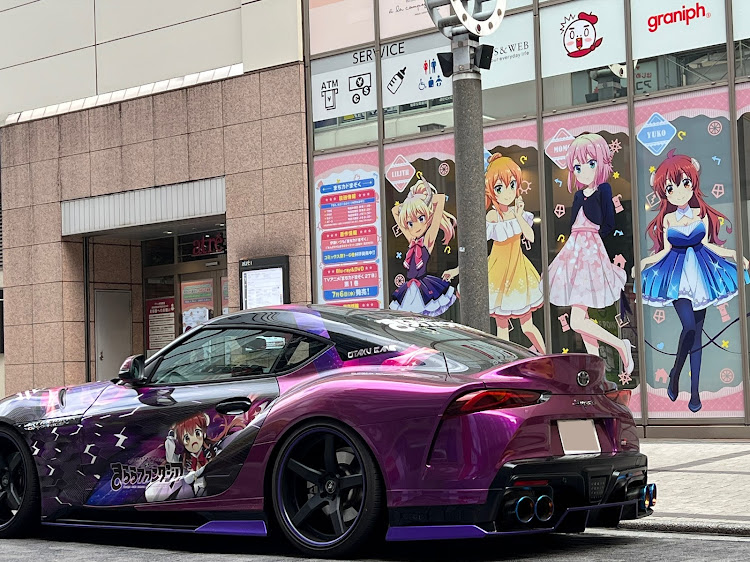 スープラのきららファンタジア・シャミ子・痛車・アトレ・まちカドまぞくに関するカスタム事例の投稿画像2枚目