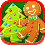 Cover Image of Скачать Рождественское печенье единорога и игра по изготовлению имбирных пряников 1.0 APK