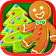 Christmas Unicorn Cookies & Gingerbread Maker Game icon