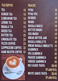 Failures Cafe menu 2