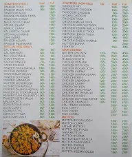 The Indian Restaurant menu 1