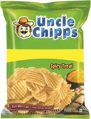 Uncle Chips Uncle Chipps Spicy Treat Chips - 50 gm