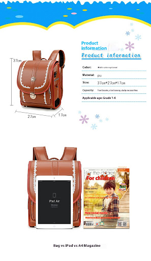 Title 1, Primary School Student Schoolbag Boys And Girls...