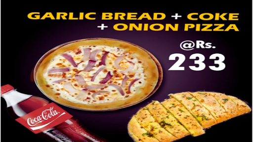 Onion + Garlic Bread + Coke 750ml