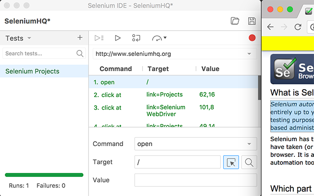 Selenium IDE Preview image 5