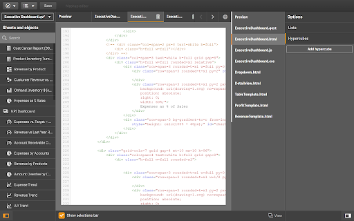 Qliksense Mashup Editor Enhancer