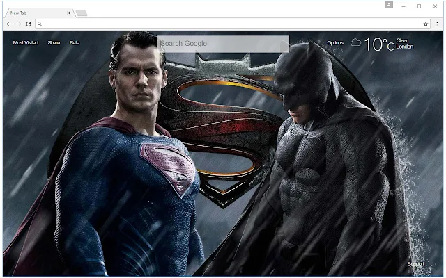 Batman Vs Superman Wallpaper Hd New Tab Free Addons