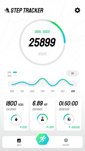 Screenshot Step Tracker - Step Counter