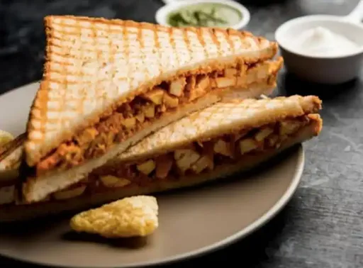 Paneer Cheese Tikka Grilled Sandwich