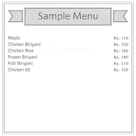 Hotel Chandraikapriya menu 1