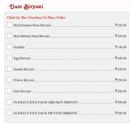 AMS Hyderabad Biryani menu 7