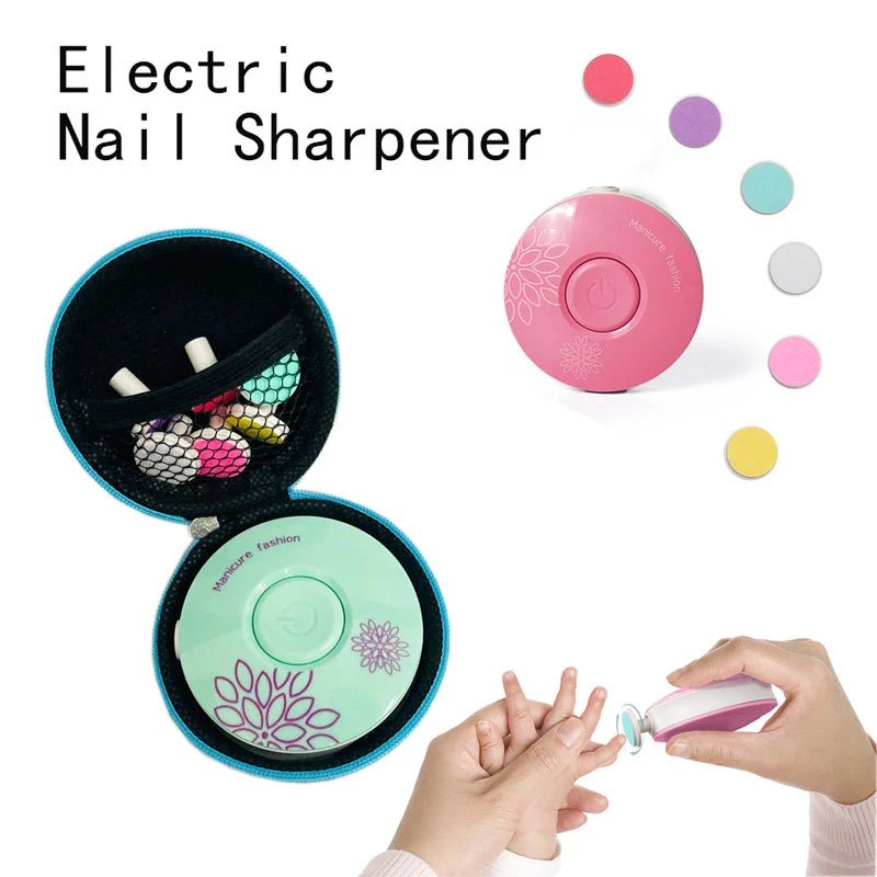 Children's Electric Nail Trimmer Storage Bag keeps trimmer and clippings secure. Safe and easy nail care for children. P