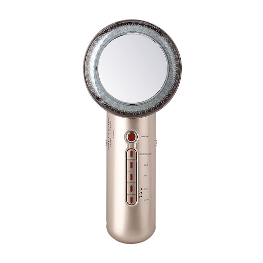 Title 5, Six-In-One Beauty Instrument EMS Ion Ultrasonic...