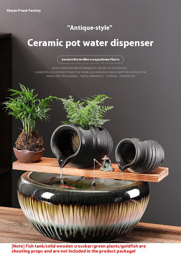 Title 5, Ceramic Pot Ornaments Oxygen Filter Hydroponic ...