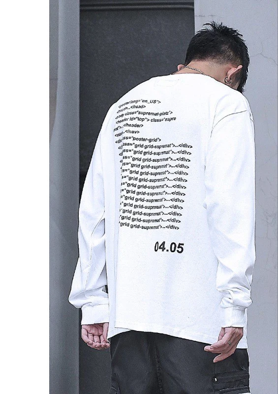 Loose sweater round neck bottoming shirt