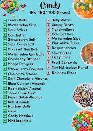 The Candy Store menu 2