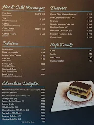 Blue Delights menu 1