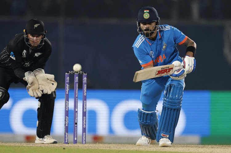 India's Virat Kohli in action.